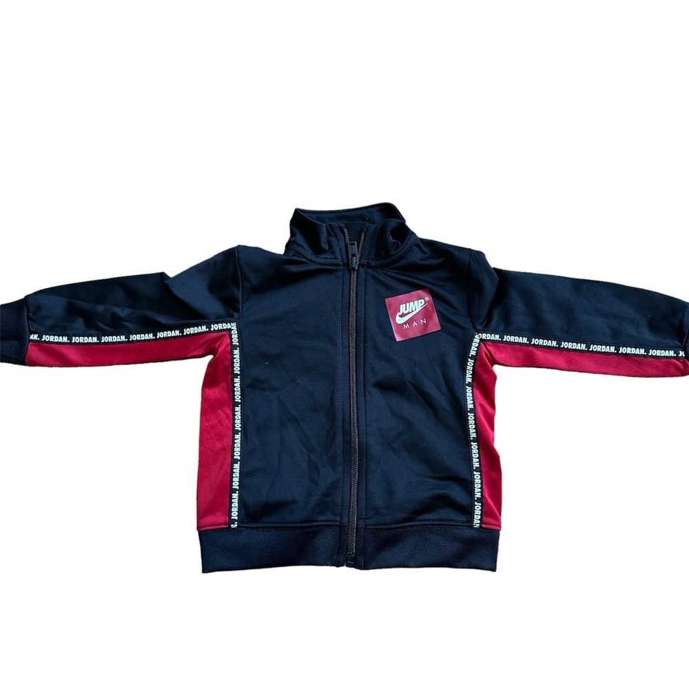 Jordan 18M Black & Red Zip Up Sports Jacket